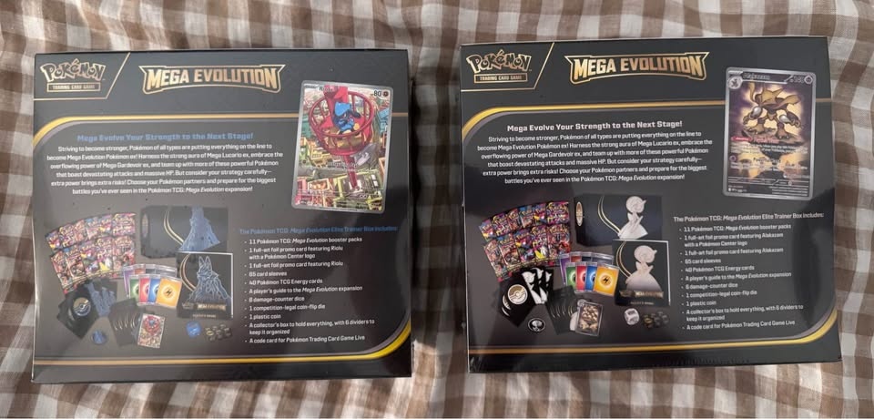 Pokemon Center Mega Evolution ETB Set - Mega Lucario & Mega Gard - photo 2