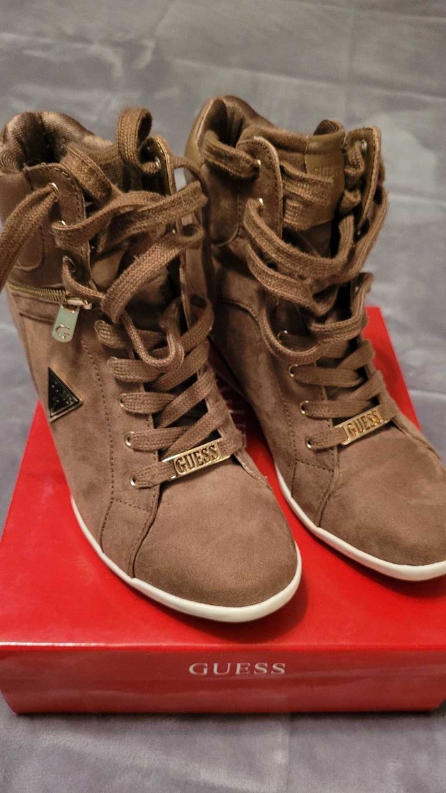 Guess Wedge Sneakers size 8