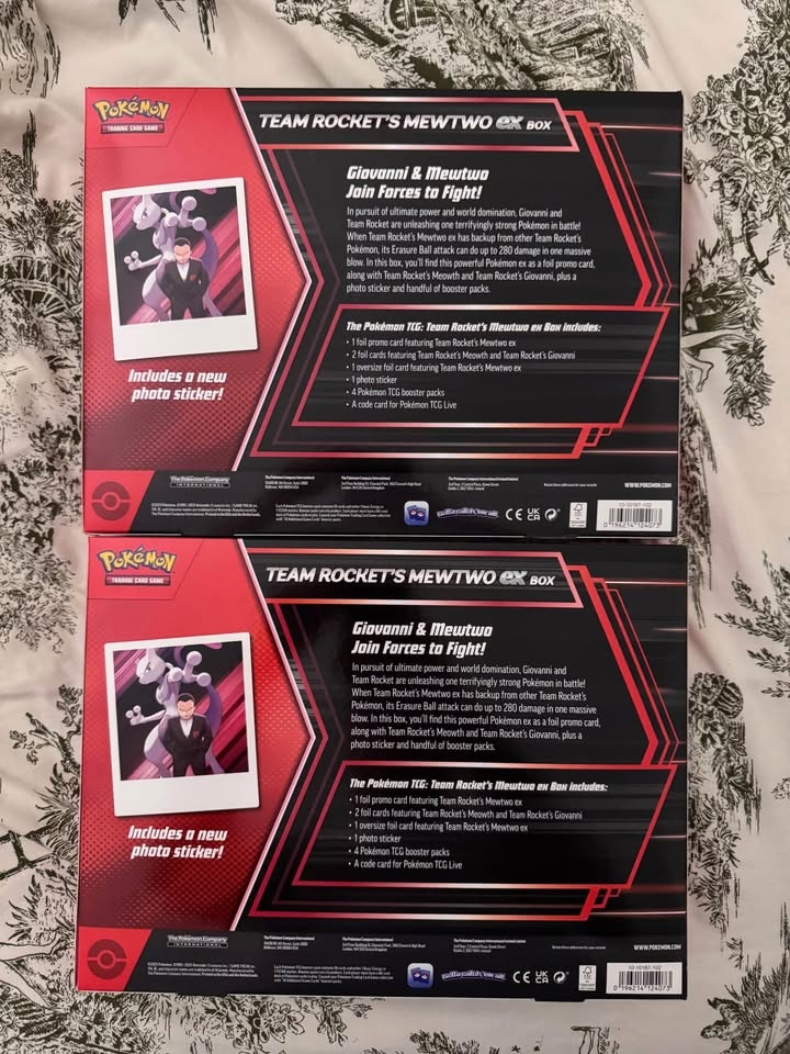 Pokemon - Team Rockets Mewtwo EX Box (1 left) - photo 2