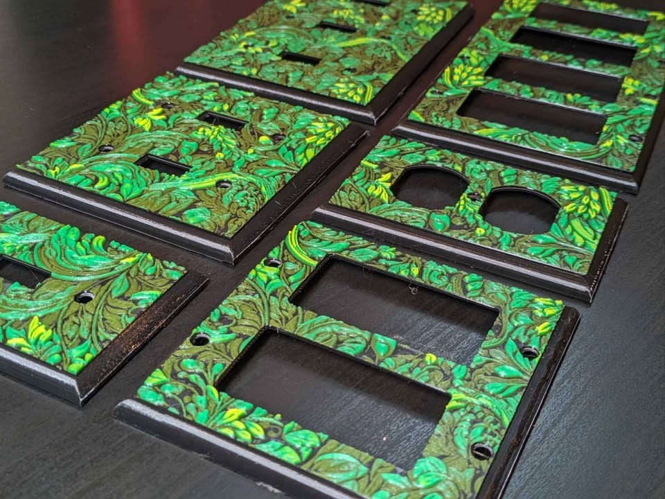 Light Switch Plate Cover Plant Theme - photo 2