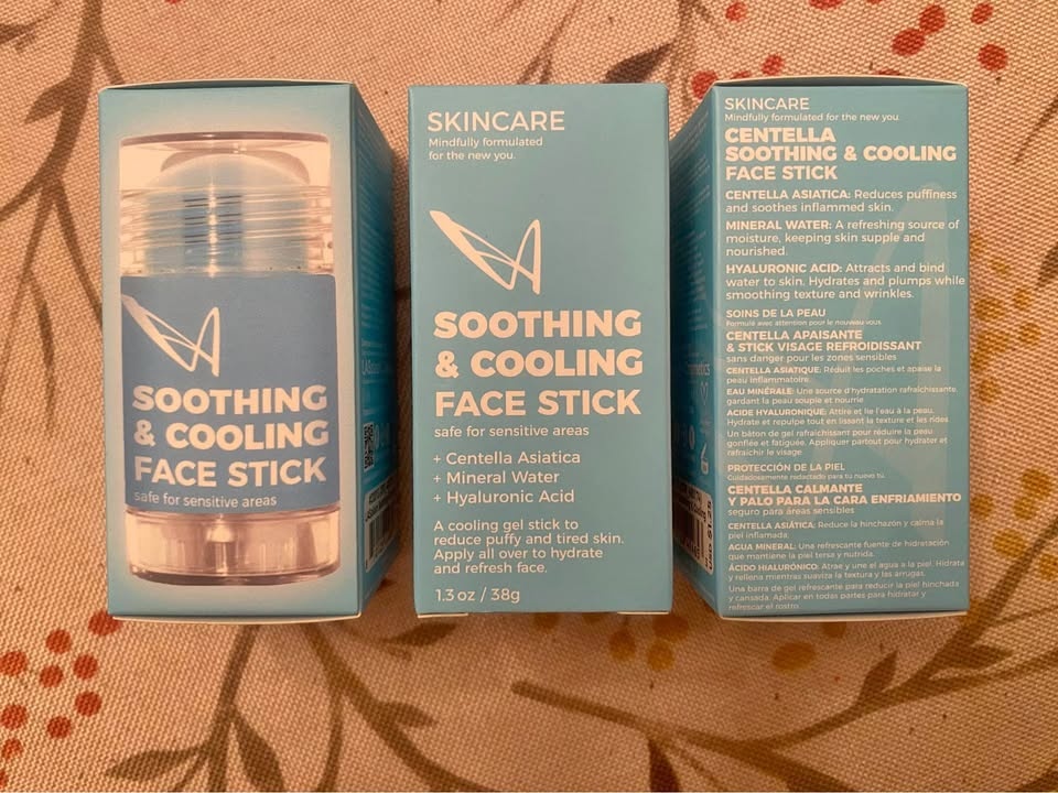 Set of 3 Soothing & Cooling Face Sticks