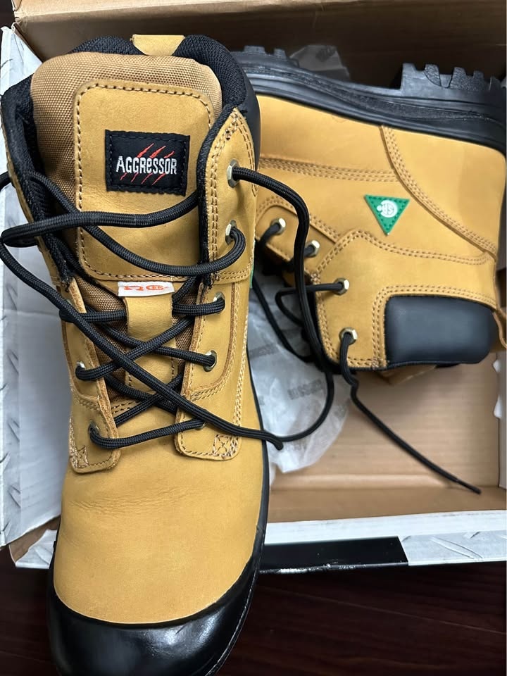 Men's 6 Inch Steel Toe Work Boots Size 11 - photo 2