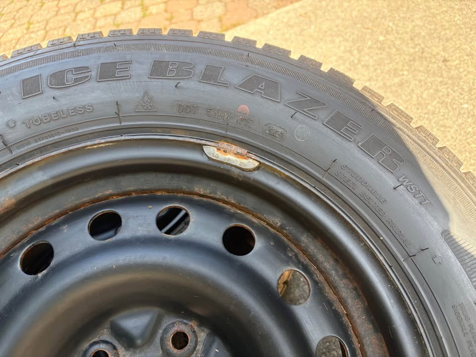 5x114.3 Wheels with 215/70R16 Winter Tires - photo 3