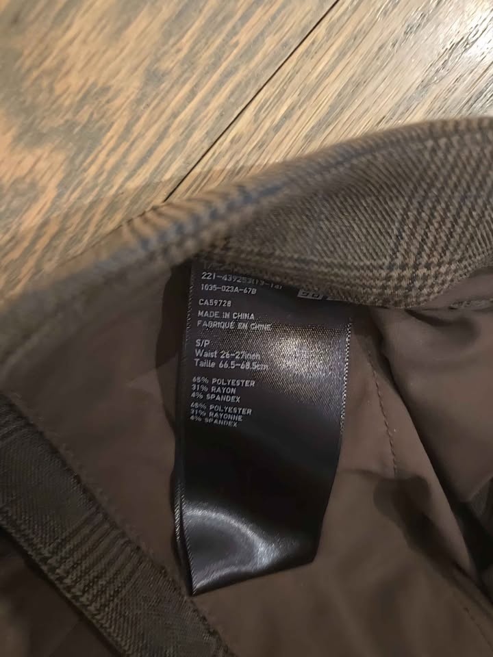 Uniqlo Plaid Brown Trousers - photo 2