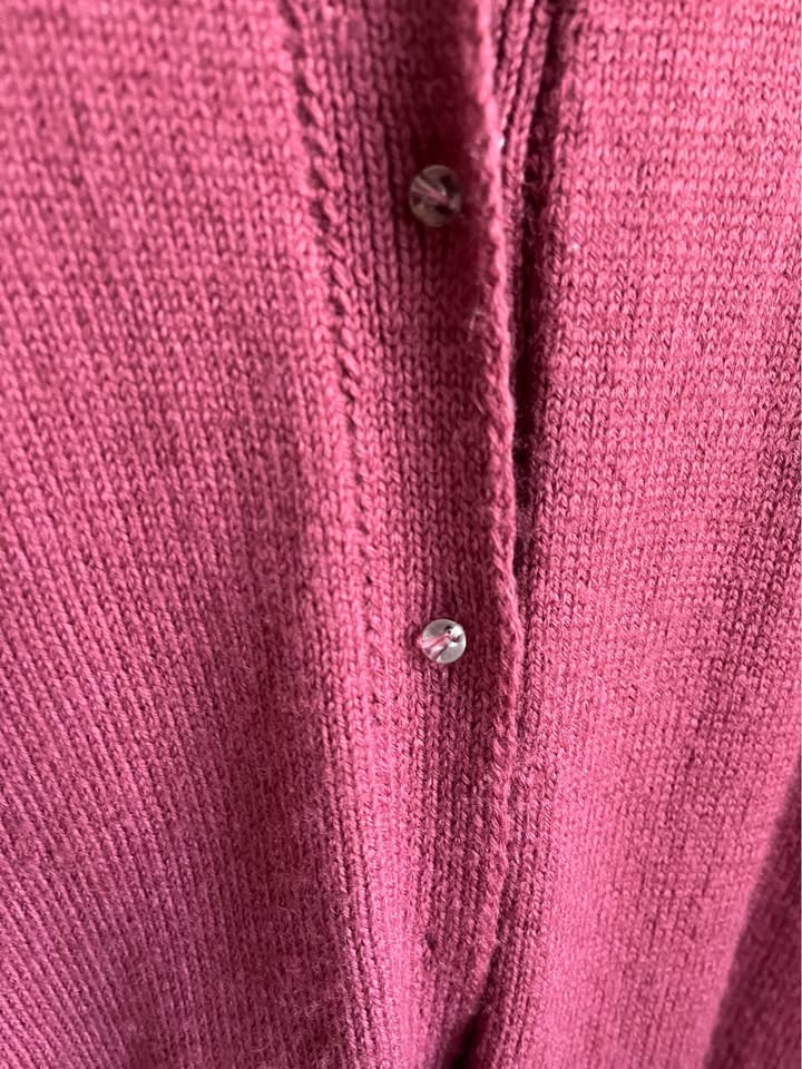 Dusty Rose Cardigan (Thrifted) - photo 2