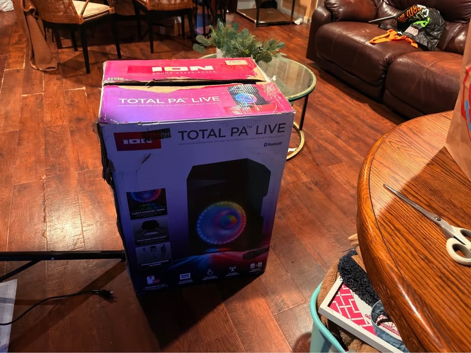 ION Total PA Live 500W Bluetooth PA System w/ Mic & Box - photo 3