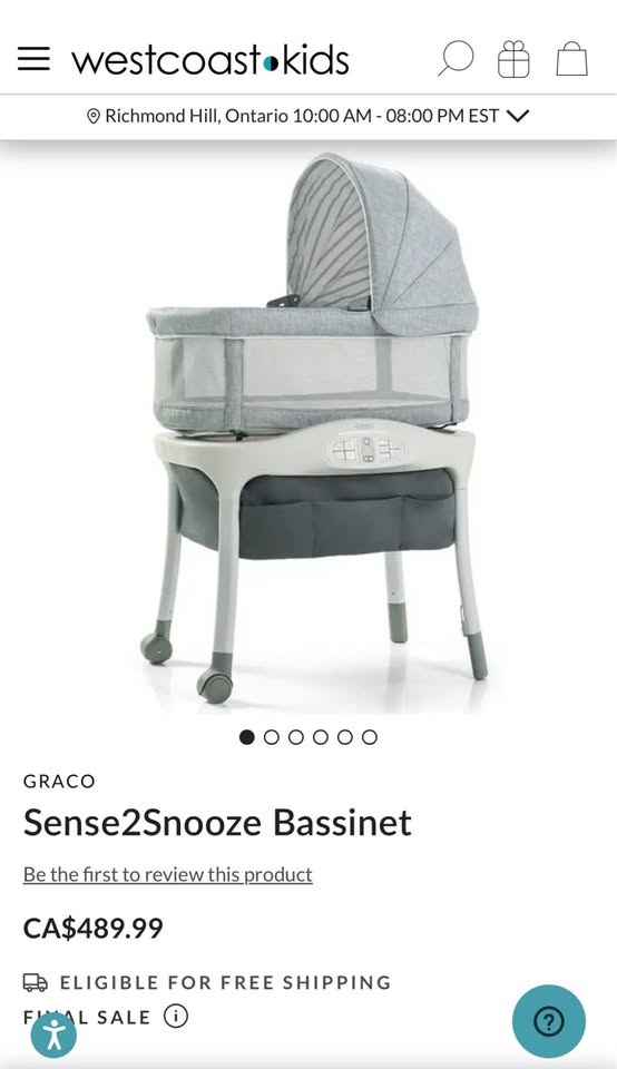 GRACO Sense2Snooze Bassinet AVAILABLE - photo 2