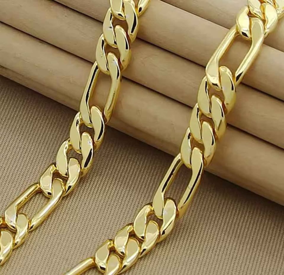 Unisex Figaro Gold Chain – 8mm – 60cm - photo 5