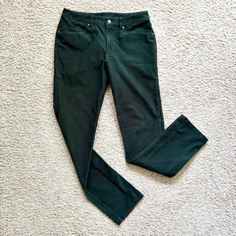 Lululemon ABC Size 31 Classic-Fit Utilitech Green Jasper Chino P