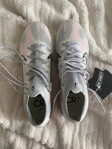 Nike Mercurial Vapor 16 Elite CR7 FG Soccer Cleats - Silver/Pink - photo 2