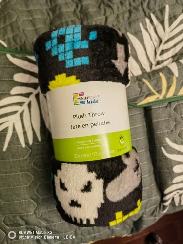 Warm soft blanket Plush Throw 127cmx152,4cm gamer style polyeste