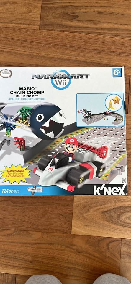 K'Nex Mario Kart Wii Mario Chain Chomp Building Set Motorized Ka