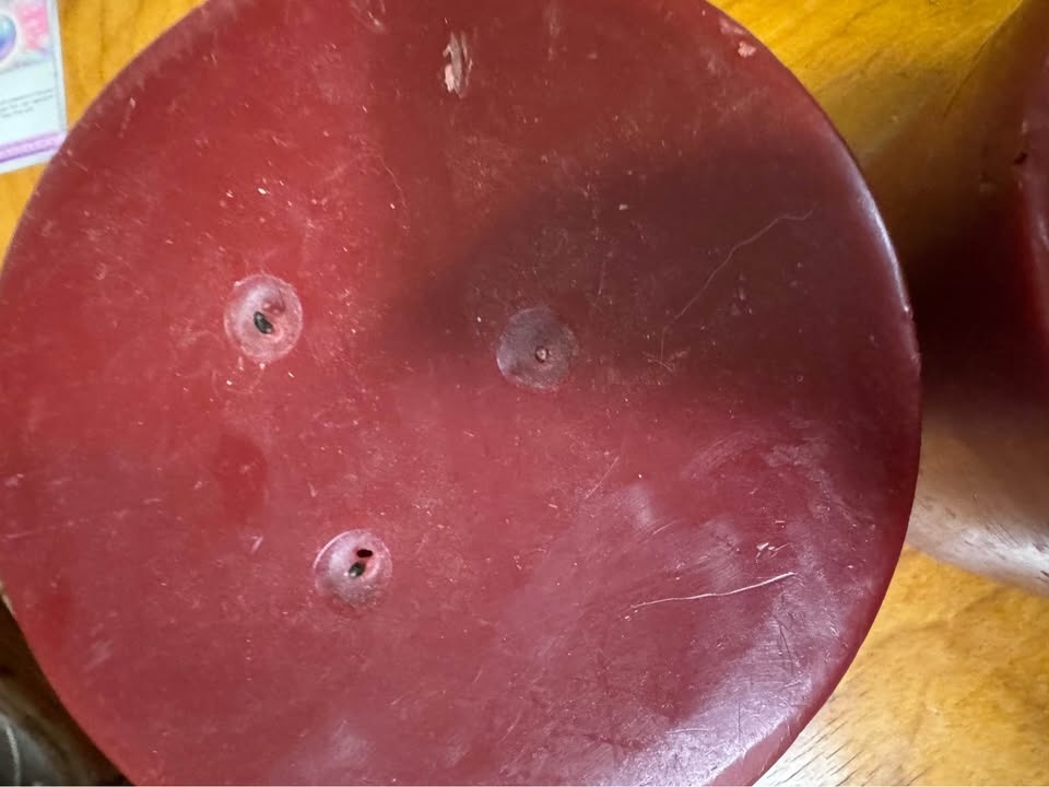 2 LARGE CANDLES - New - photo 3
