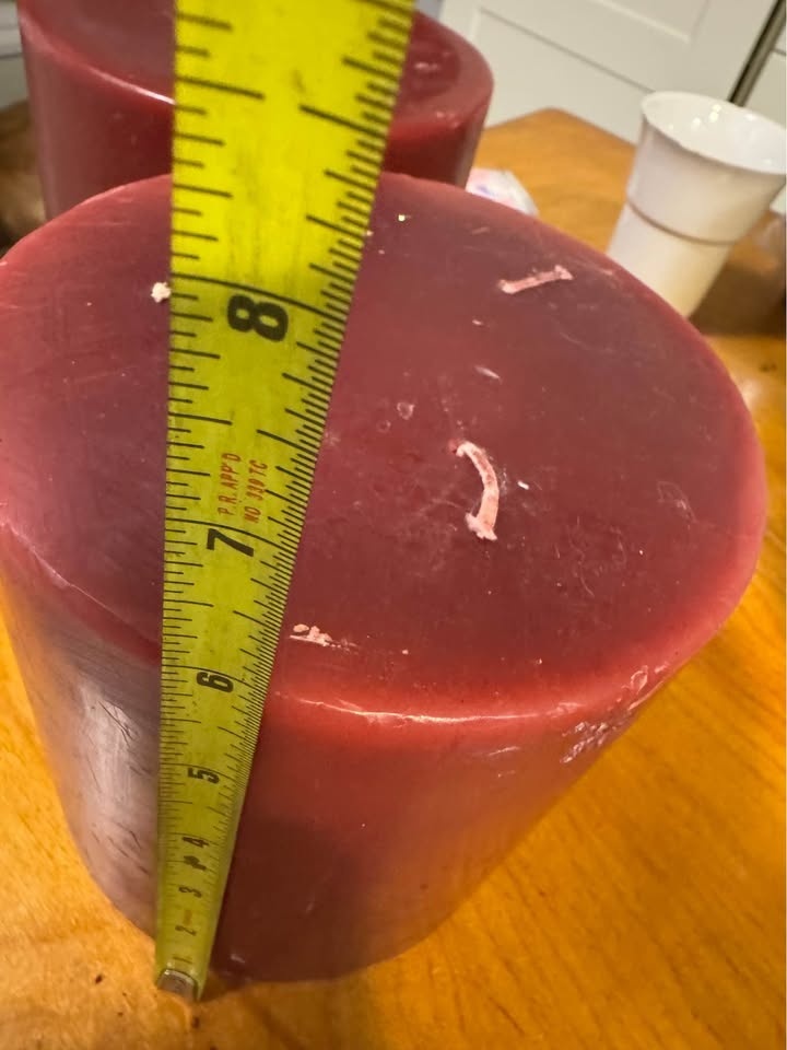 2 LARGE CANDLES - New - photo 5