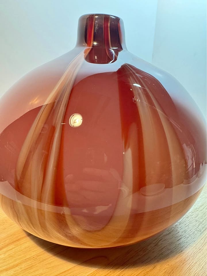 Beautiful Round Glass Vase