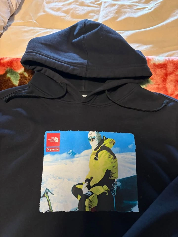 SUPREME X NORTHFACE BLACK PHOTO HOODIE (Large) - photo 2