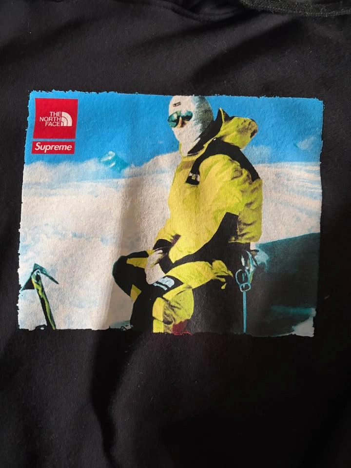SUPREME X NORTHFACE BLACK PHOTO HOODIE (Large) - photo 4