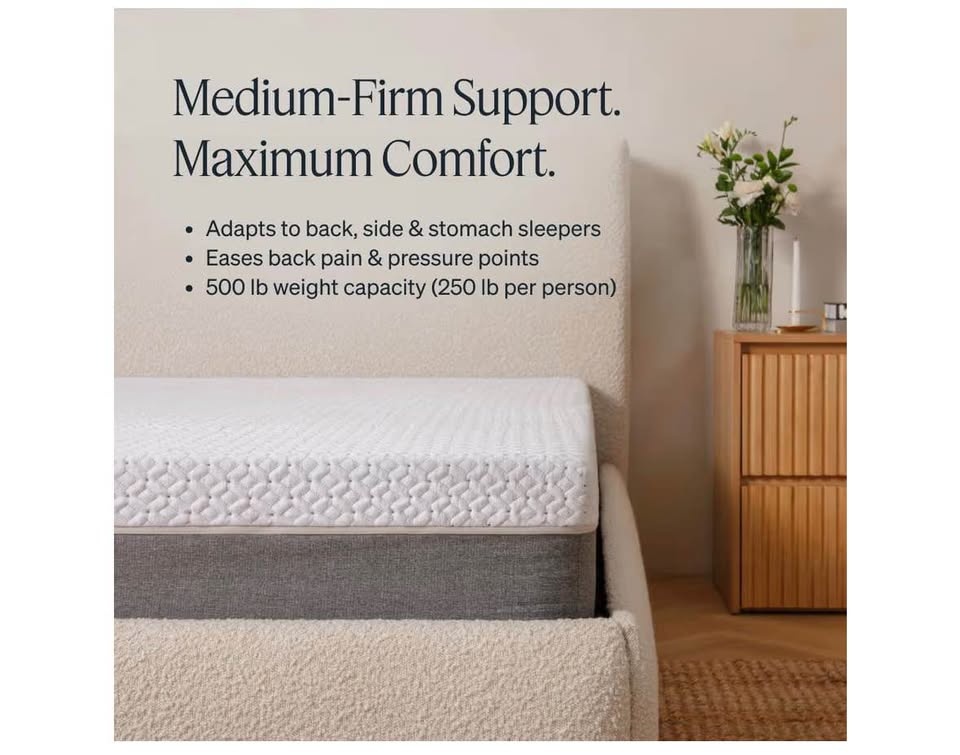 Endy Mattress - Full size Medium-Firm Support - Mint - photo 4