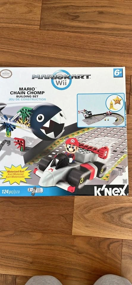 K'Nex Mario Kart Wii Chain Chomp Building Set Motorized Kart
