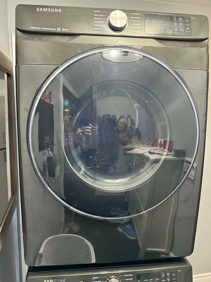 Samsung Electric Dryer - Black Stainless