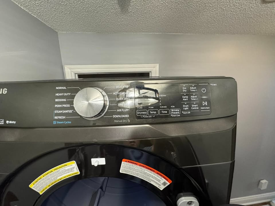 Samsung Electric Dryer - Black Stainless - photo 3