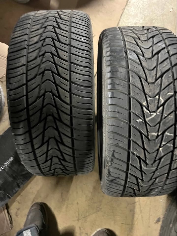 215/35/18 Pair of Old Tires