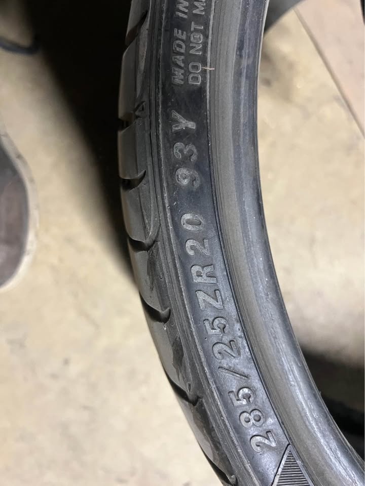285/25/20 Single Falken Tire - As Is - photo 2