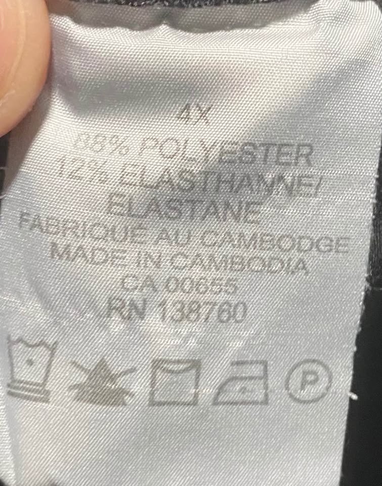 4x/5x Women's Black Pants - photo 4