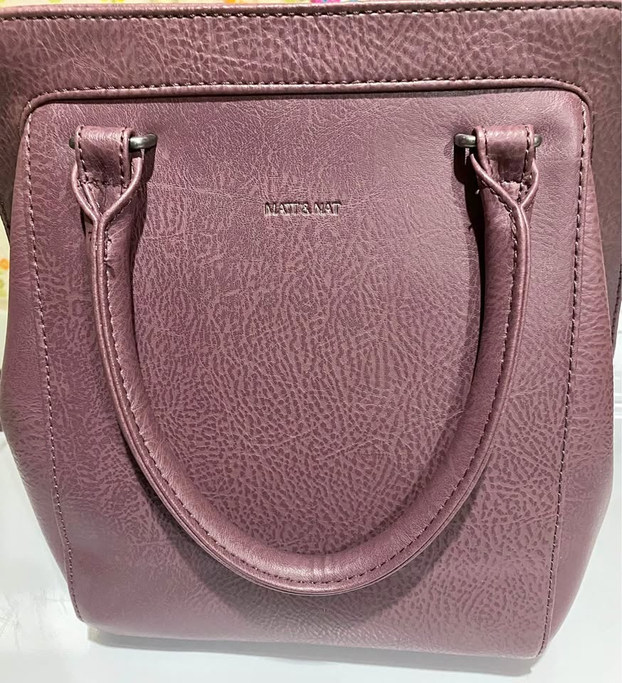 Purple Matt & Nat purse