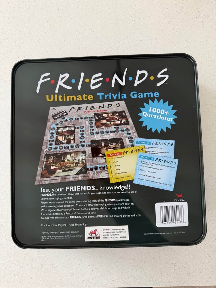 FRIENDS Ultimate Trivia Game Edition w/ Picture Cards - photo 2