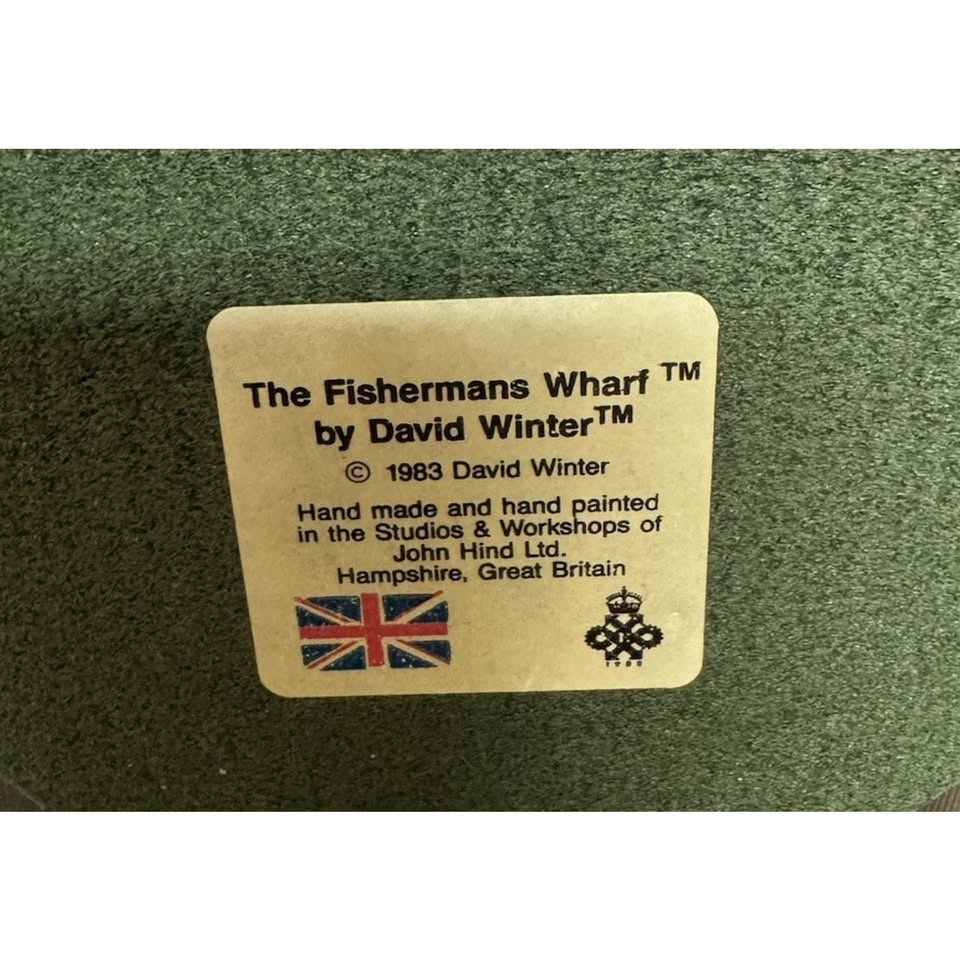 David Winter Cottages Fisherman's Wharf 1983 Miniature - photo 2