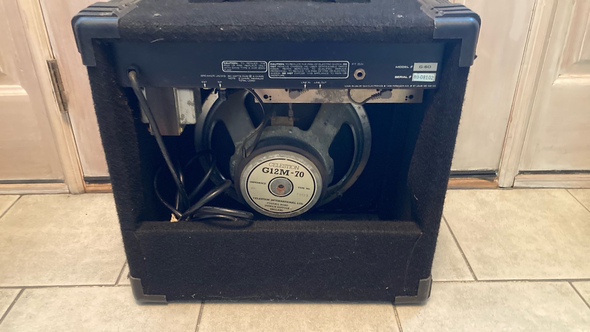 Crate G-60 Guitar Combo Amp 1x12 USA - photo 3