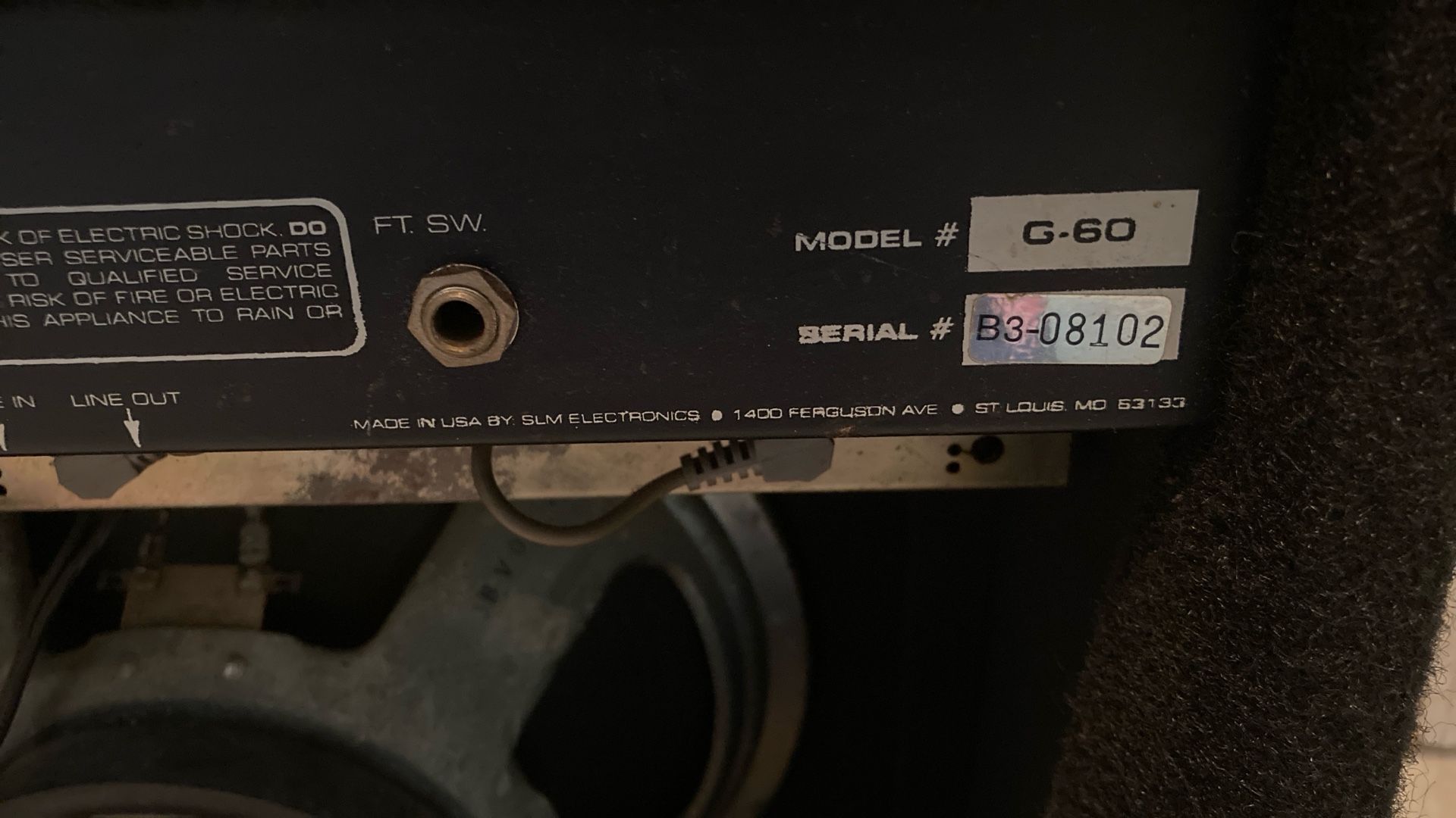Crate G-60 Guitar Combo Amp 1x12 USA - photo 5