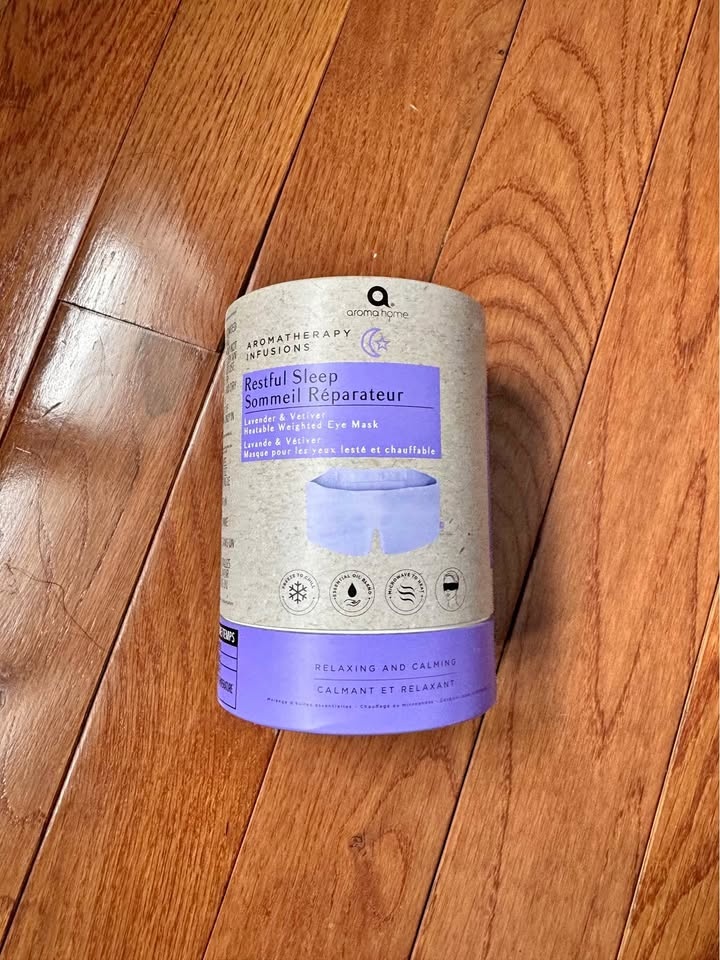 Aroma Home Weighted Eye Mask Lavender Vetiver