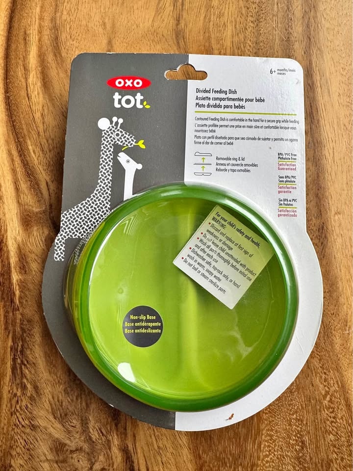 OXO Tot Divided Feeding Dish – Brand New (BPA Free)