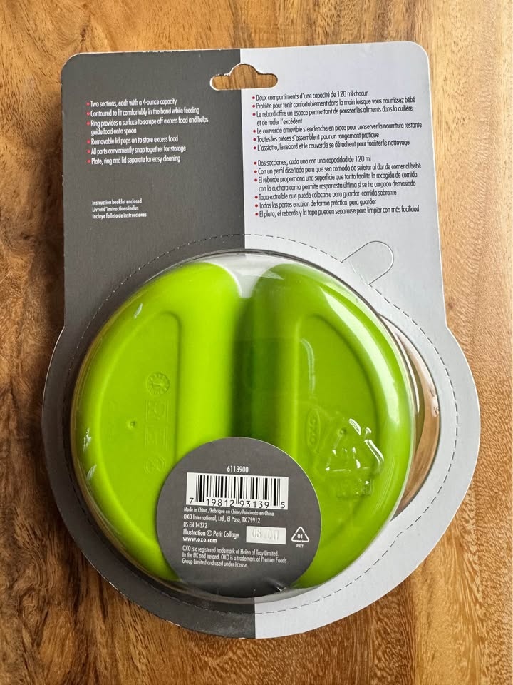 OXO Tot Divided Feeding Dish – Brand New (BPA Free) - photo 2