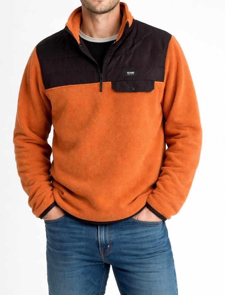 NEW KOMBI Men’s Nuuk Top – Size L – Chamois/Latte 🍁🔥
