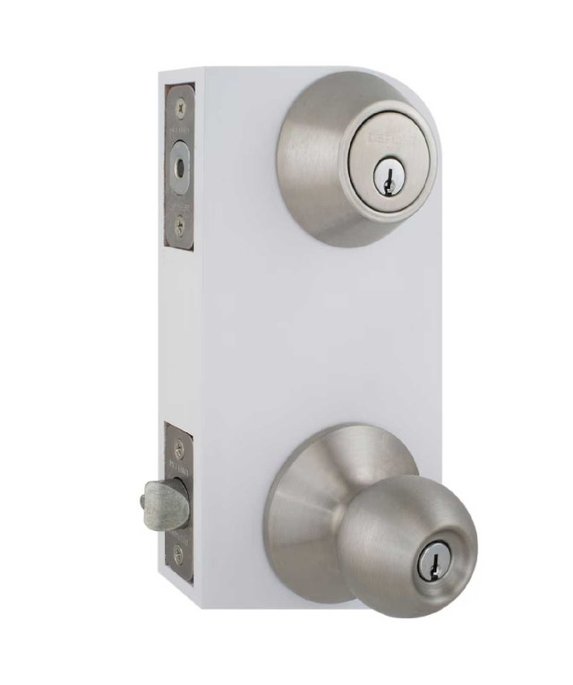 Defiant Saturn Satin Nickel Keyed Entry Door Knob - photo 3