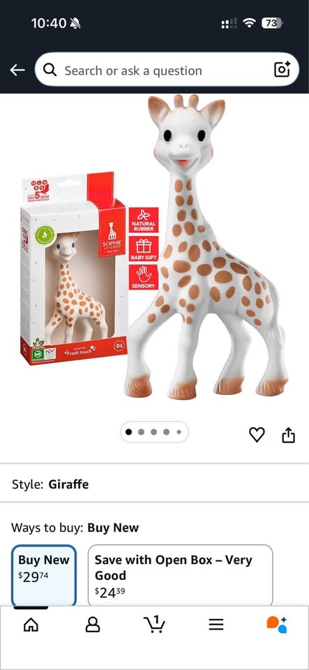 ✨ Sophie la Girafe – Classic Teether ✨ - photo 3