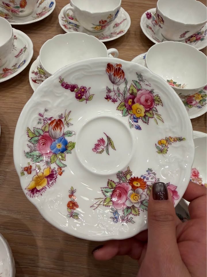 Vintage Coalport Bone China Tea Cup & Saucer Set – 10 Sets - photo 3