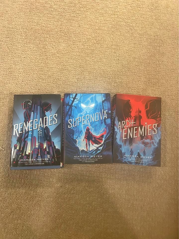 Book trio by Marissa Meyer “Renegades”