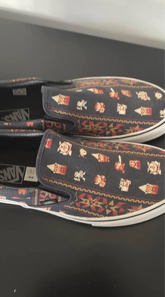 Vans x Nintendo Legend of Zelda Slip-On Shoes (Size 11.5) - photo 4