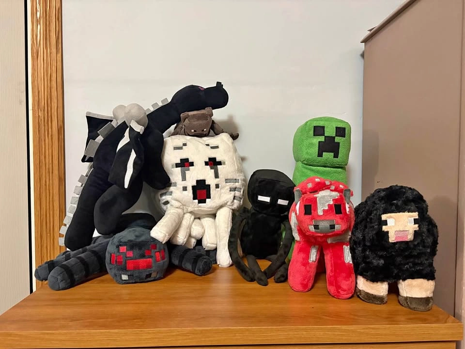 Vintage Official Minecraft Plushies Lot