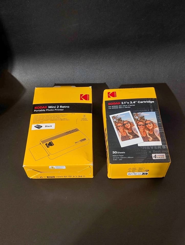 KODAK Mini 2 Retro 4PASS Photo Printer + 30 Sheets