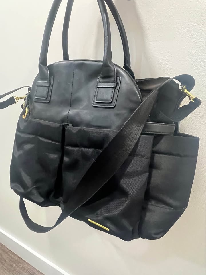 Skip Hop Chelsea 2in1 Diaper Tote Bag - Black - photo 3