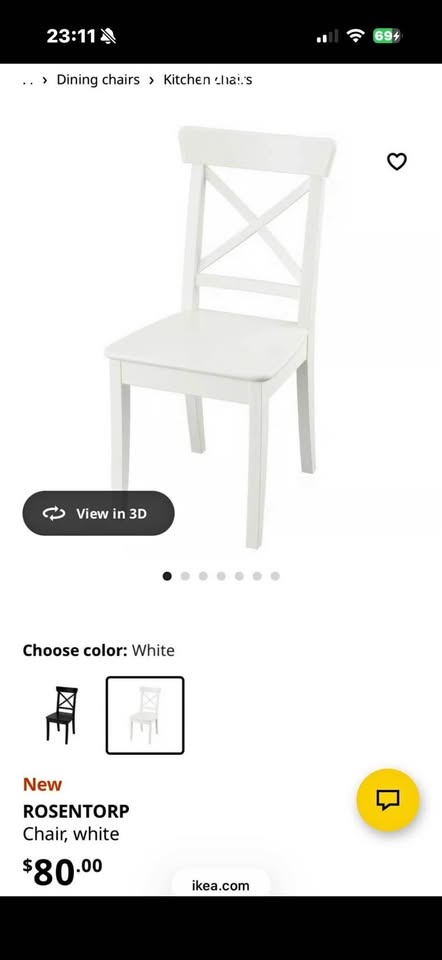 Ikea Chairs *2 - photo 2