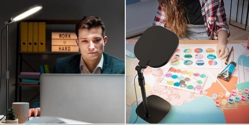 Desk Light with Flexible Stand, Phone Holder - photo 3