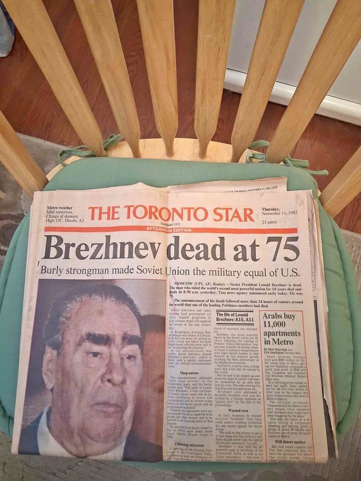 Vintage November 11, 1982 The Toronto Star Newspaper