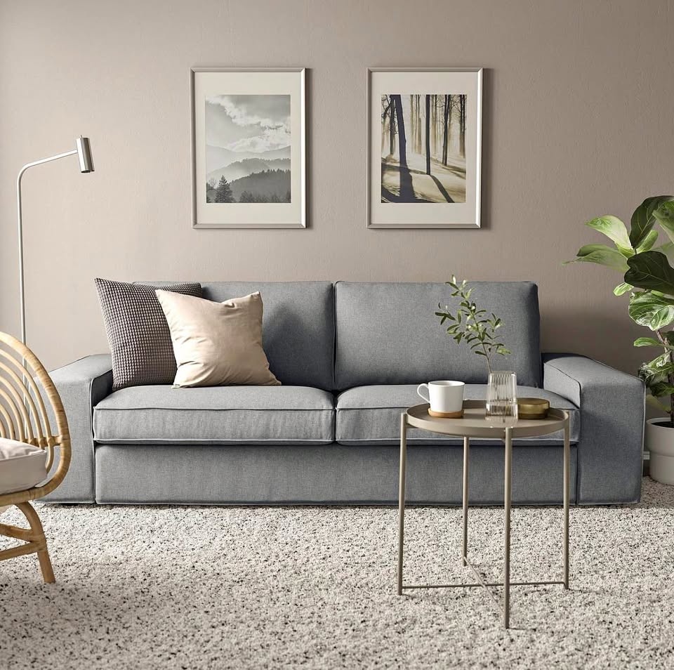 Grey Sectional IKEA Kivik