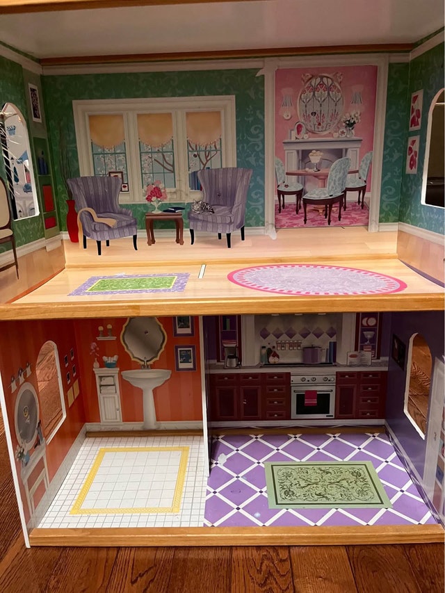 KidKraft Dollhouse 13”x25.5”x44.5” — 3-Level Dollhouse - photo 3